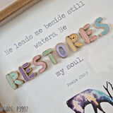 Psalm 23:2-3 RESTORES He Leads Me Beside Still Waters, He Restores My Soul