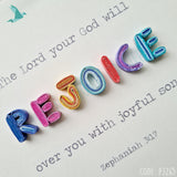 Zephaniah 3:17 REJOICE The Lord Your God Will Rejoice Over You With Joyful Song